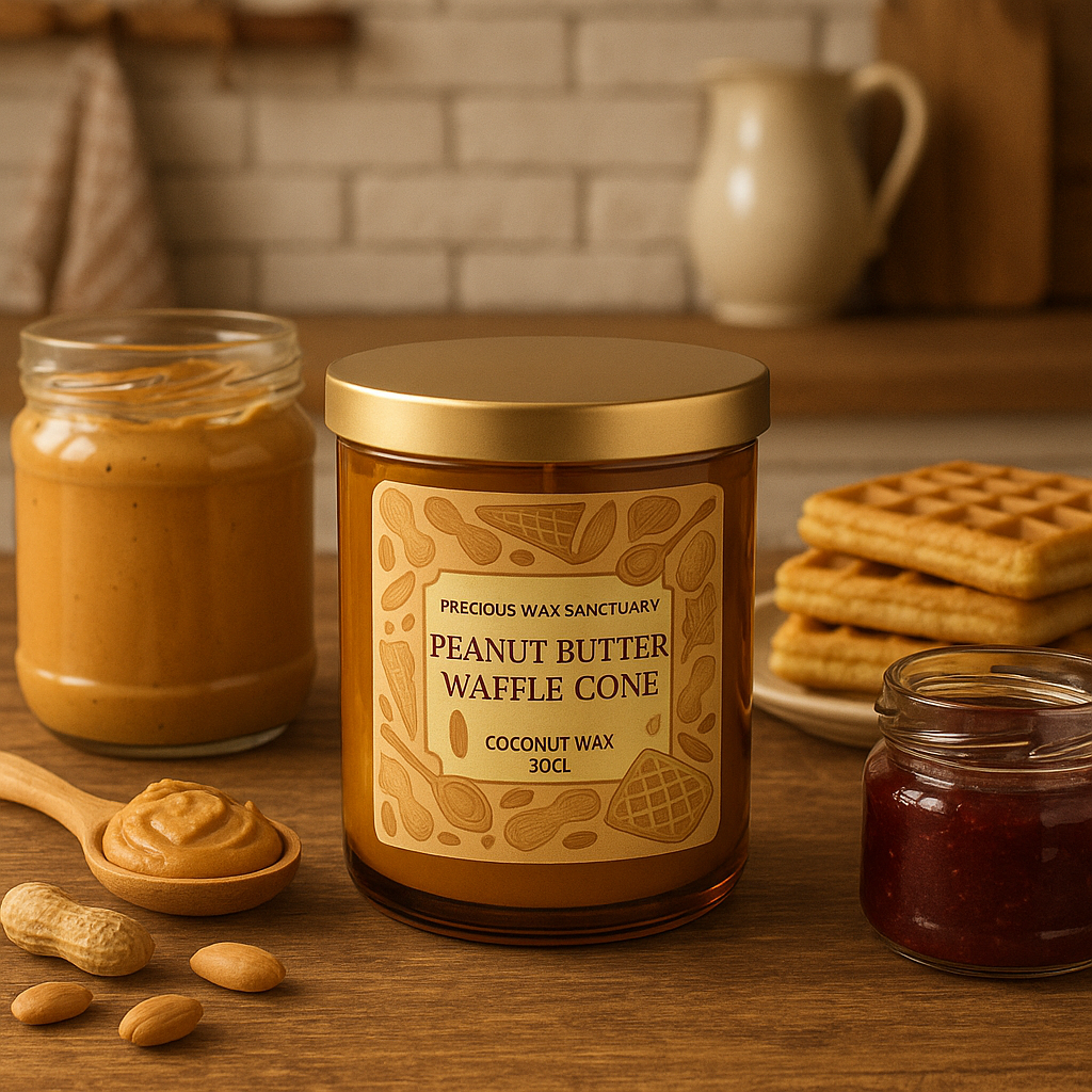Peanut Butter Waffle Cone Candle