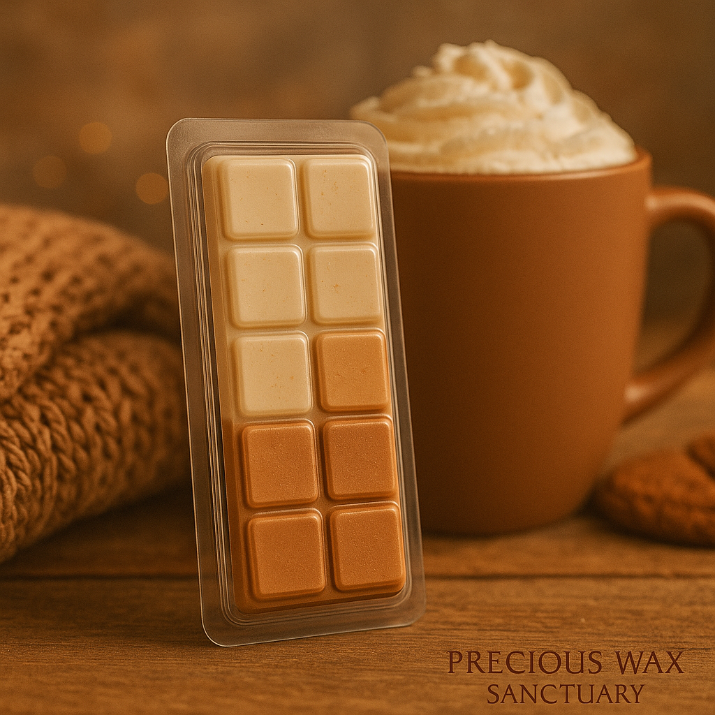Wrap yourself in cozy comfort! 🍫☕ Our 'Hot Cocoa and Cream' wax melt, inspired by Bath and Body Works' delicious scent. It's pure warm, sweet, and comforting bliss!