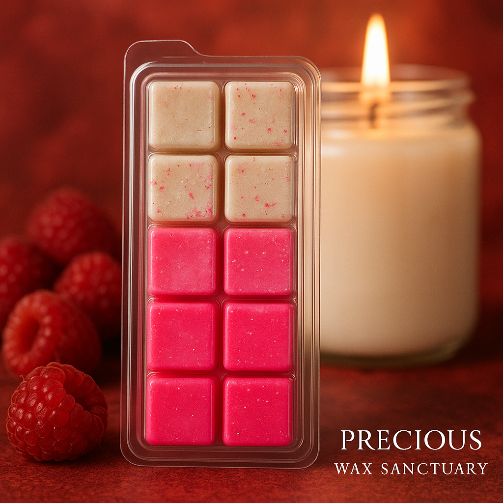 Dreaming of raspberries! 💖🍓 Our 'Raspberry Dream' wax melt, inspired by Fabulosa's sweet scent. It's pure fruity delight!