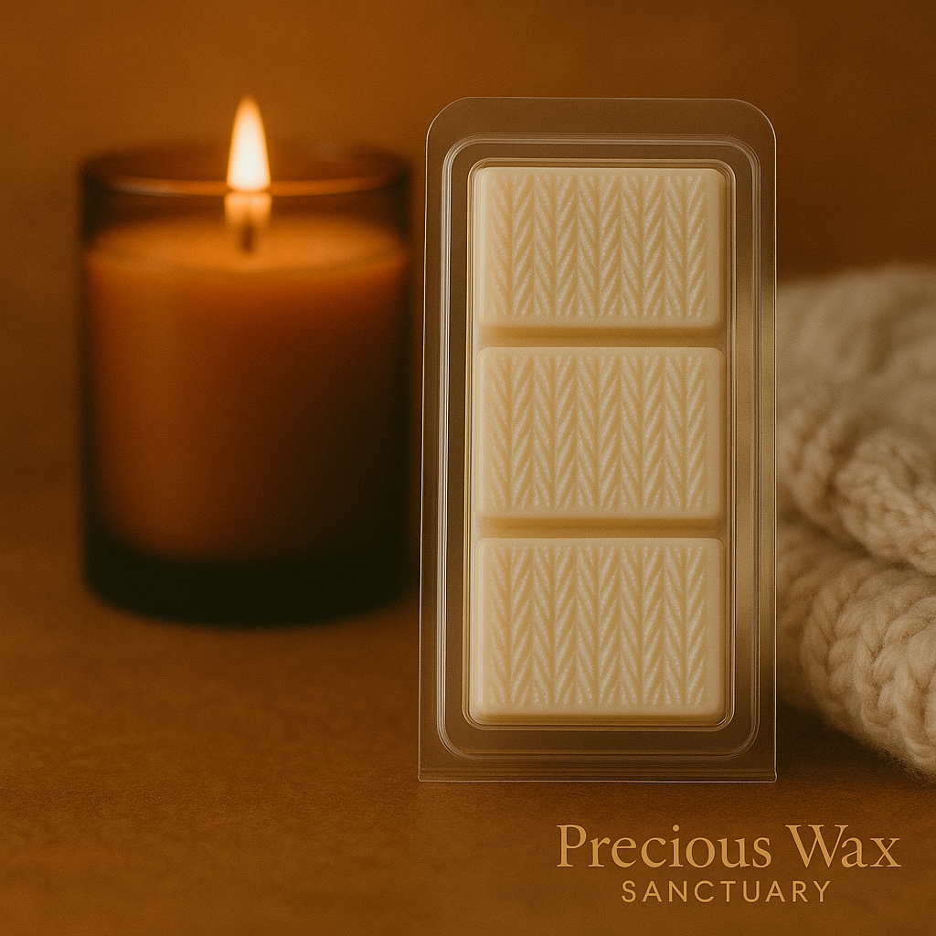 Amber and Warm Wool Soy Wax Melt Bar