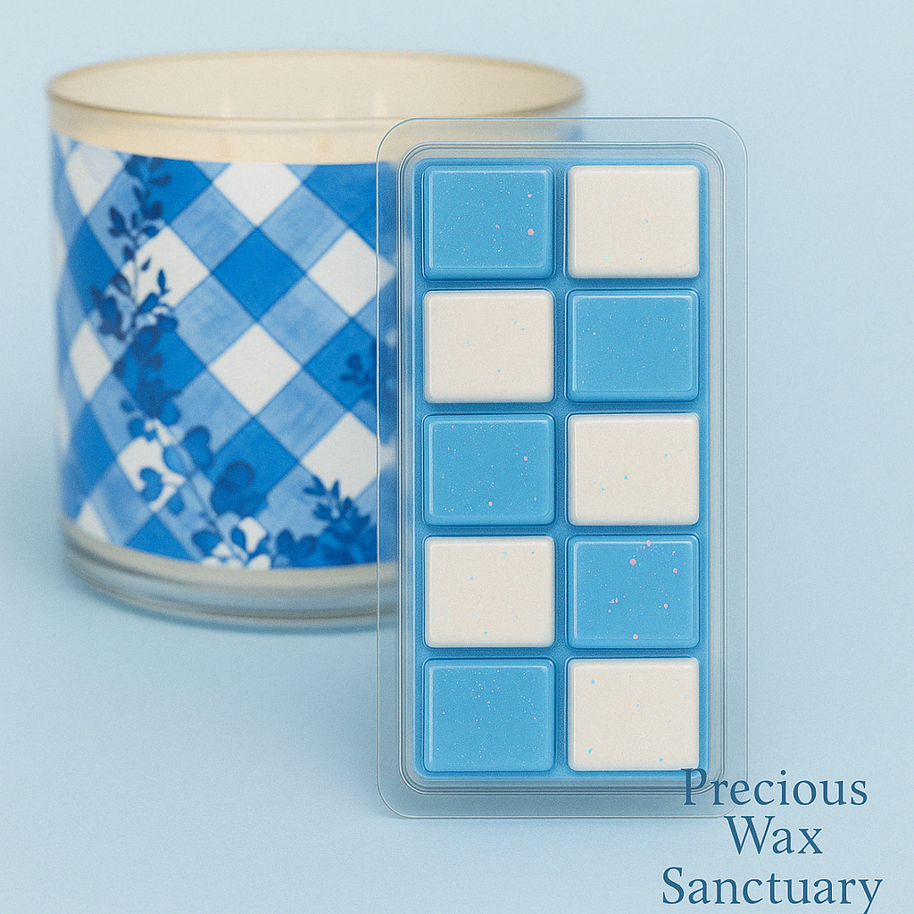 Gingham Patchwork Soy Wax Melt Bar