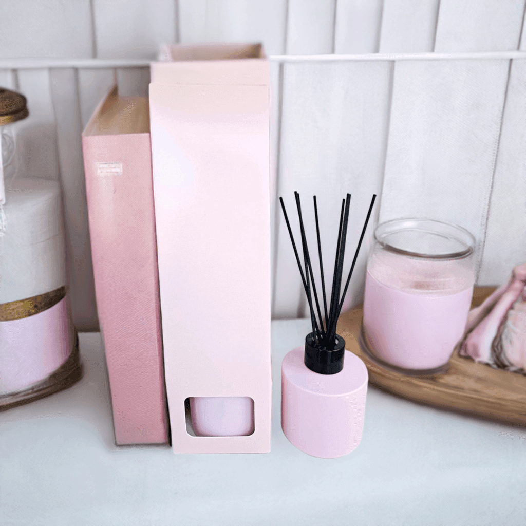 Pink Diffuser Bottle - 100ML - CHOOSE YOUR SCENT - Precious Wax Sanctuary