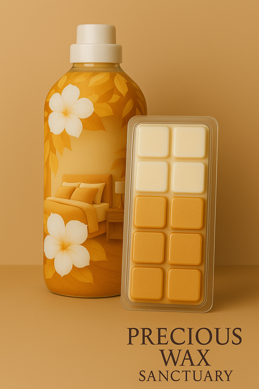 White Musk and Golden Maple Soy Wax Melt Bar
