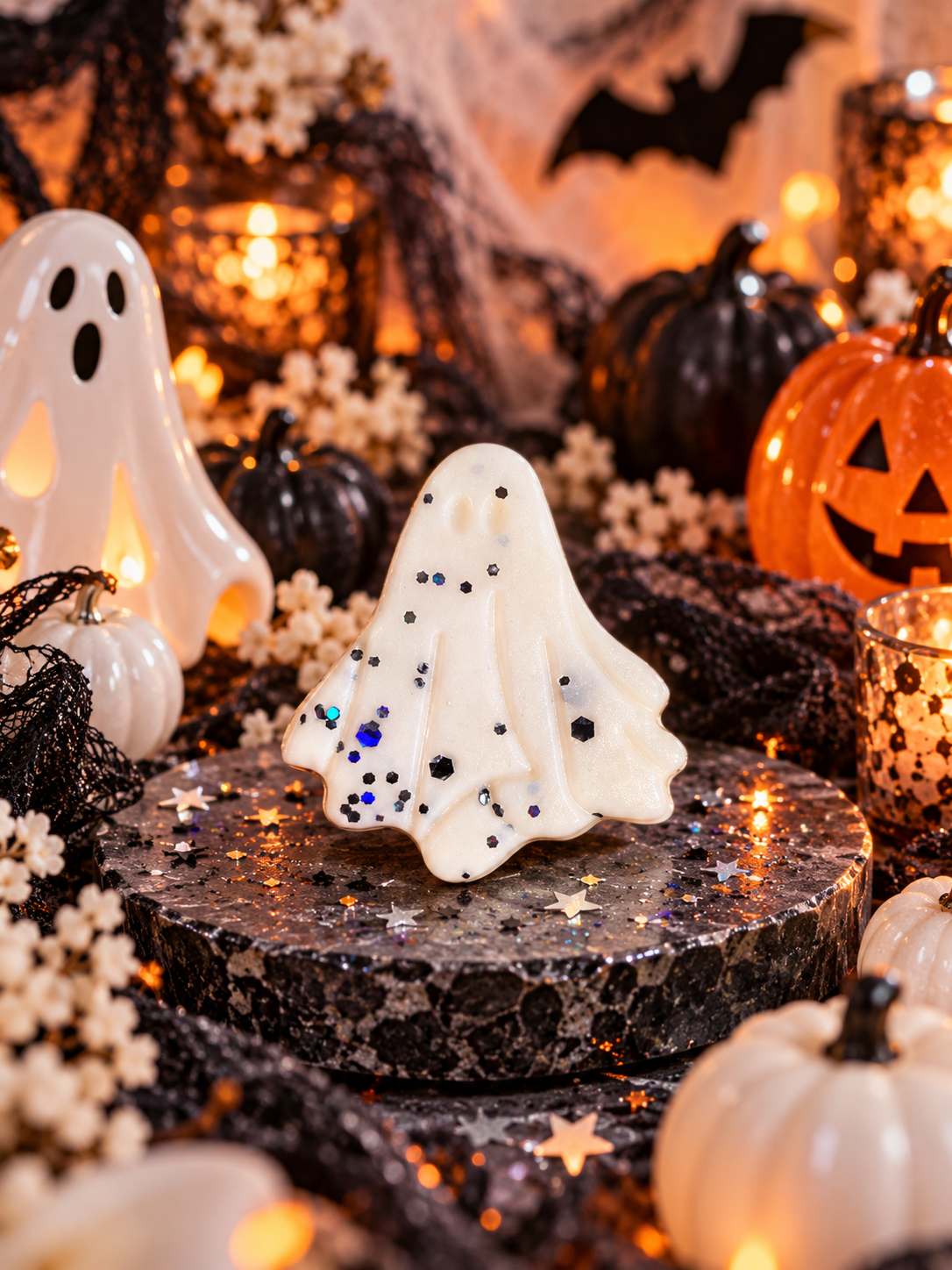 Friendly Ghost Wax Melt Shape | Strong Scented Soy Wax Melts UK