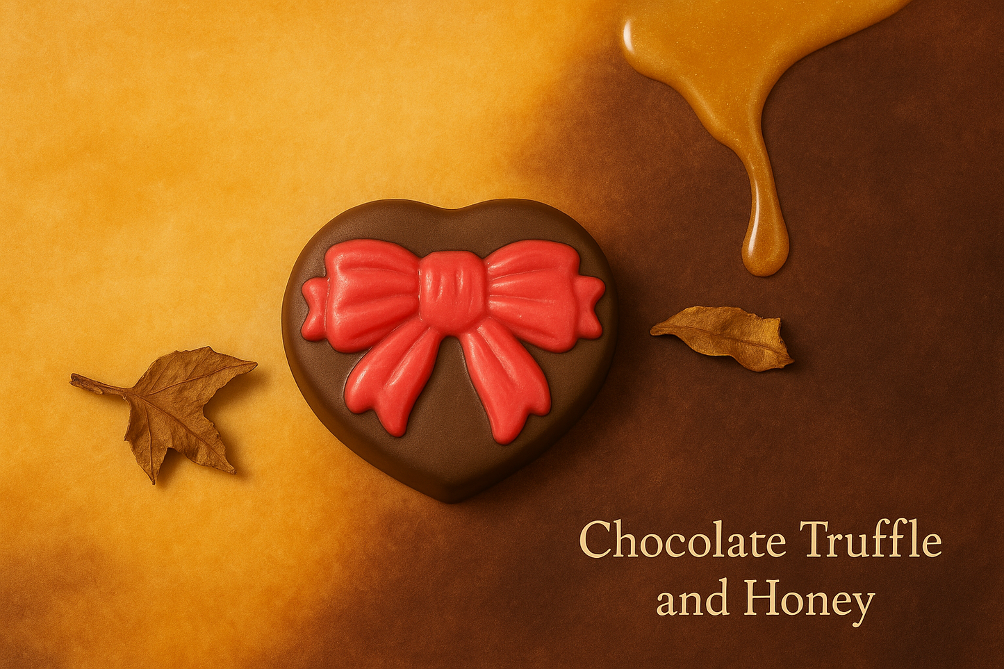 Chocolate Truffle and Posh Honey Heart Wax Melt