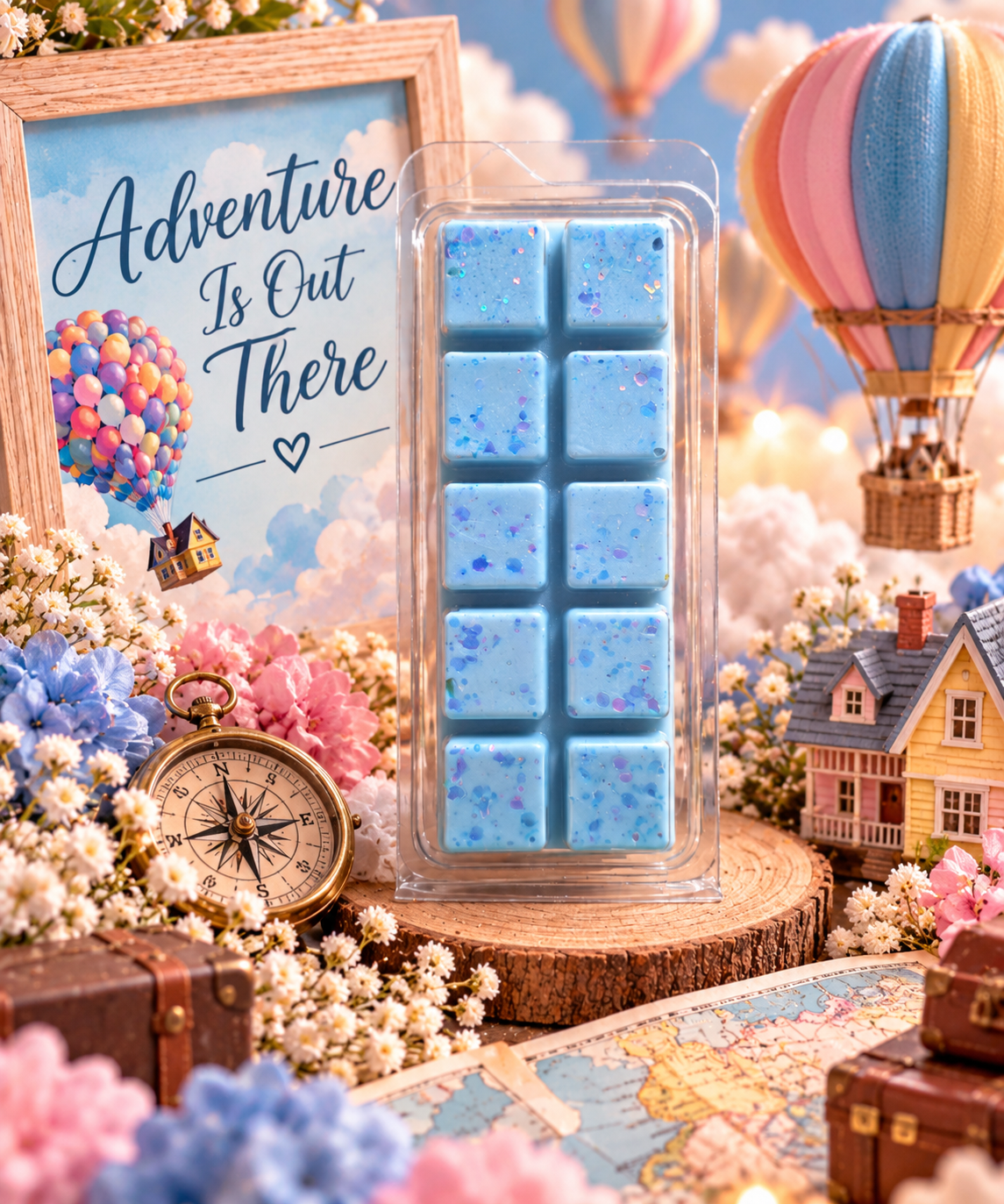 Adventure Is Out There Wax Melt Bar | Strong Scented Soy Wax Melts UK