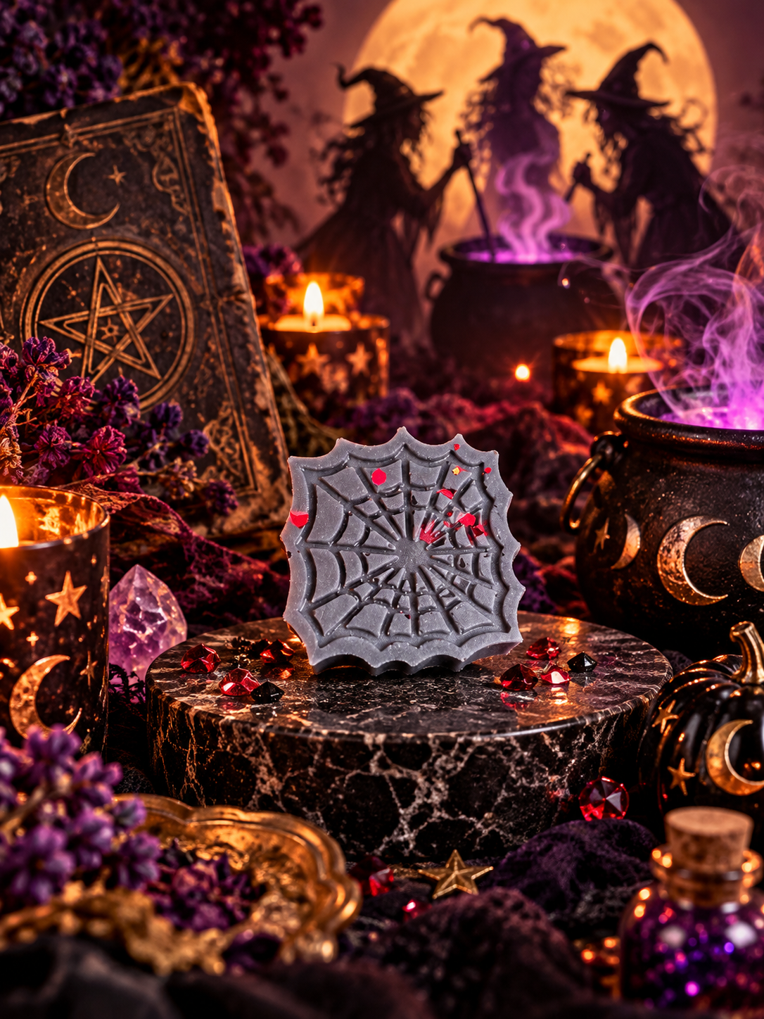 Three Witches Wax Melt Shape | Strong Scented Soy Wax Melts UK
