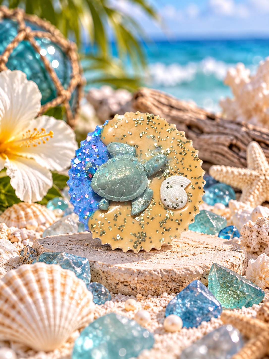 Ocean Breeze Wax Melt Shape | Strong Scented Soy Wax Melts UK