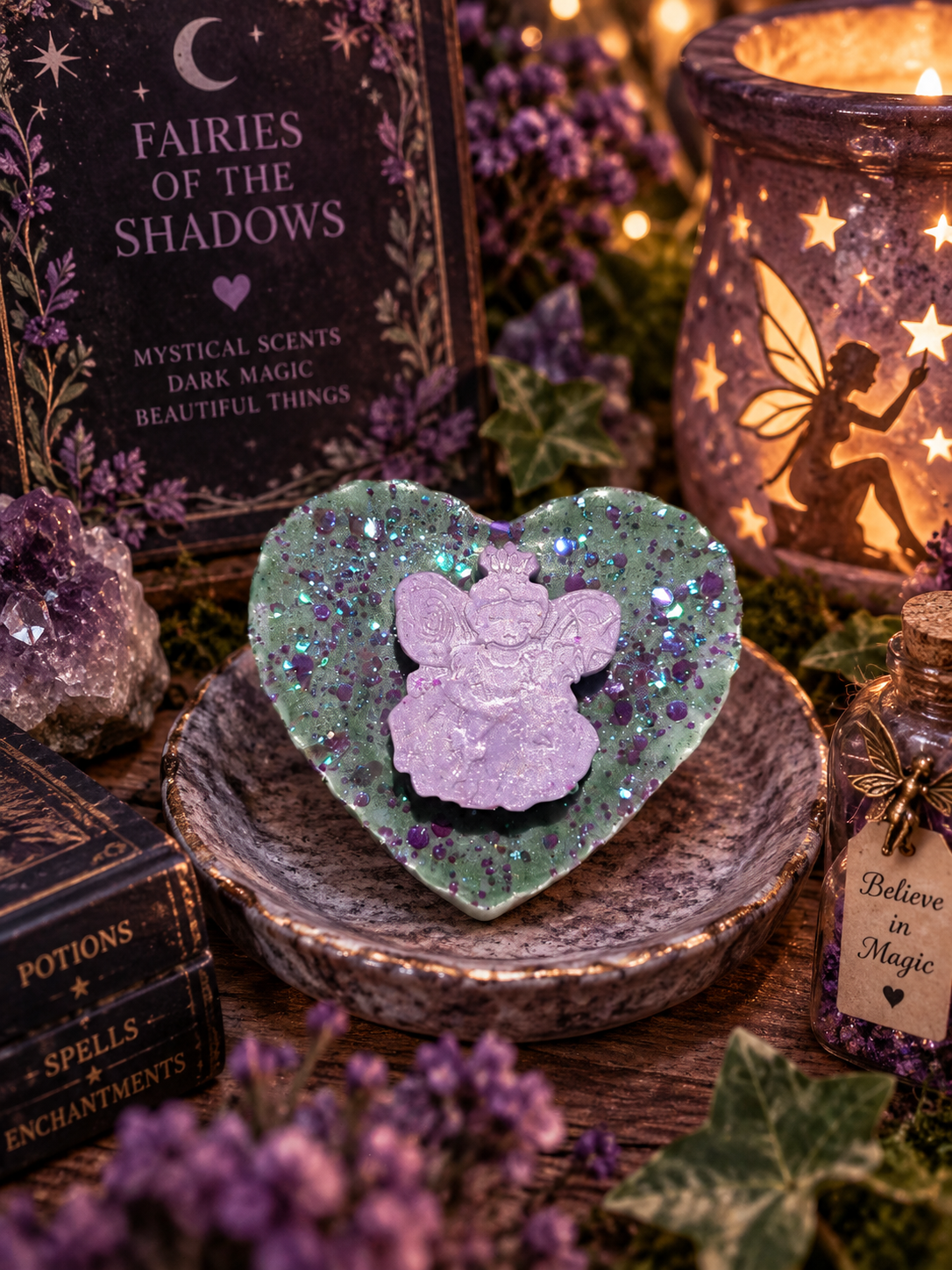 Fairies of the Shadows Wax Melt Shape | Strong Scented Soy Wax Melts UK