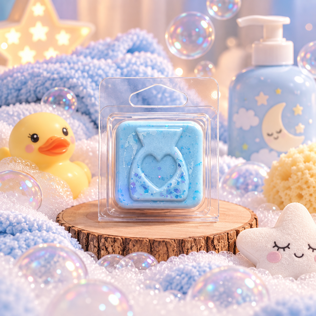 Bedtime Bubbles Wax Melt Sample | Strong Scented Soy Wax Melts UK