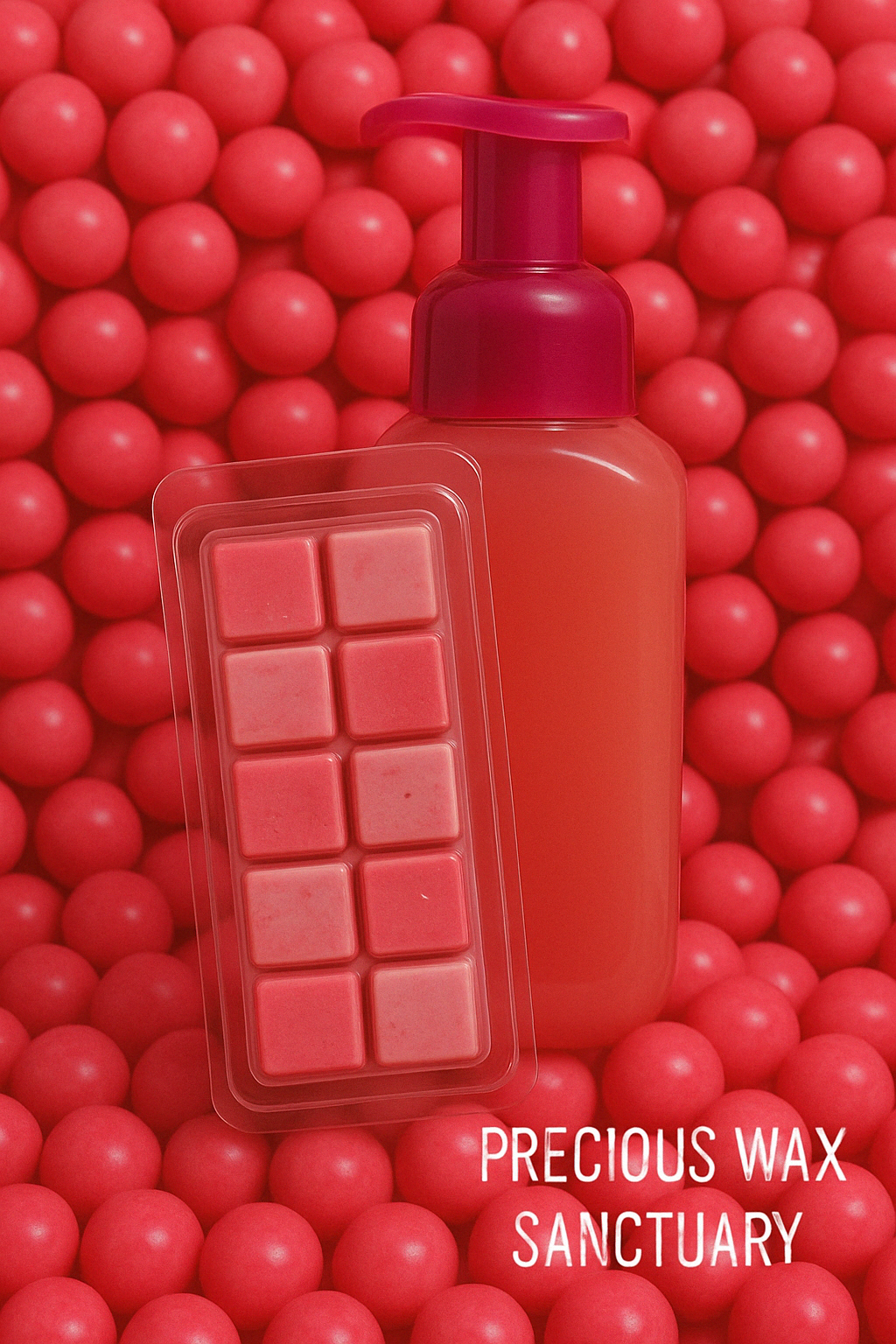 Pink Candy Gumballs Soy Wax Melt Bar