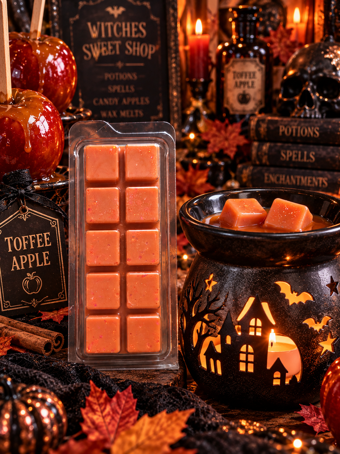 Toffee Apple Wax Melt | Strong Scented Soy Wax Melts UK