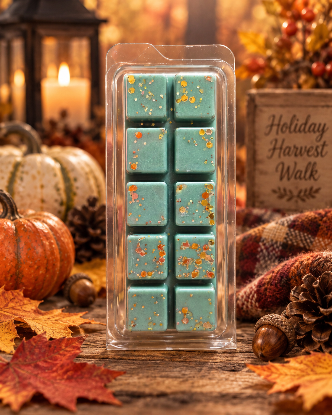 Holiday Harvest Walk Wax Melt Bar | Strong Scented Soy Wax Melts UK