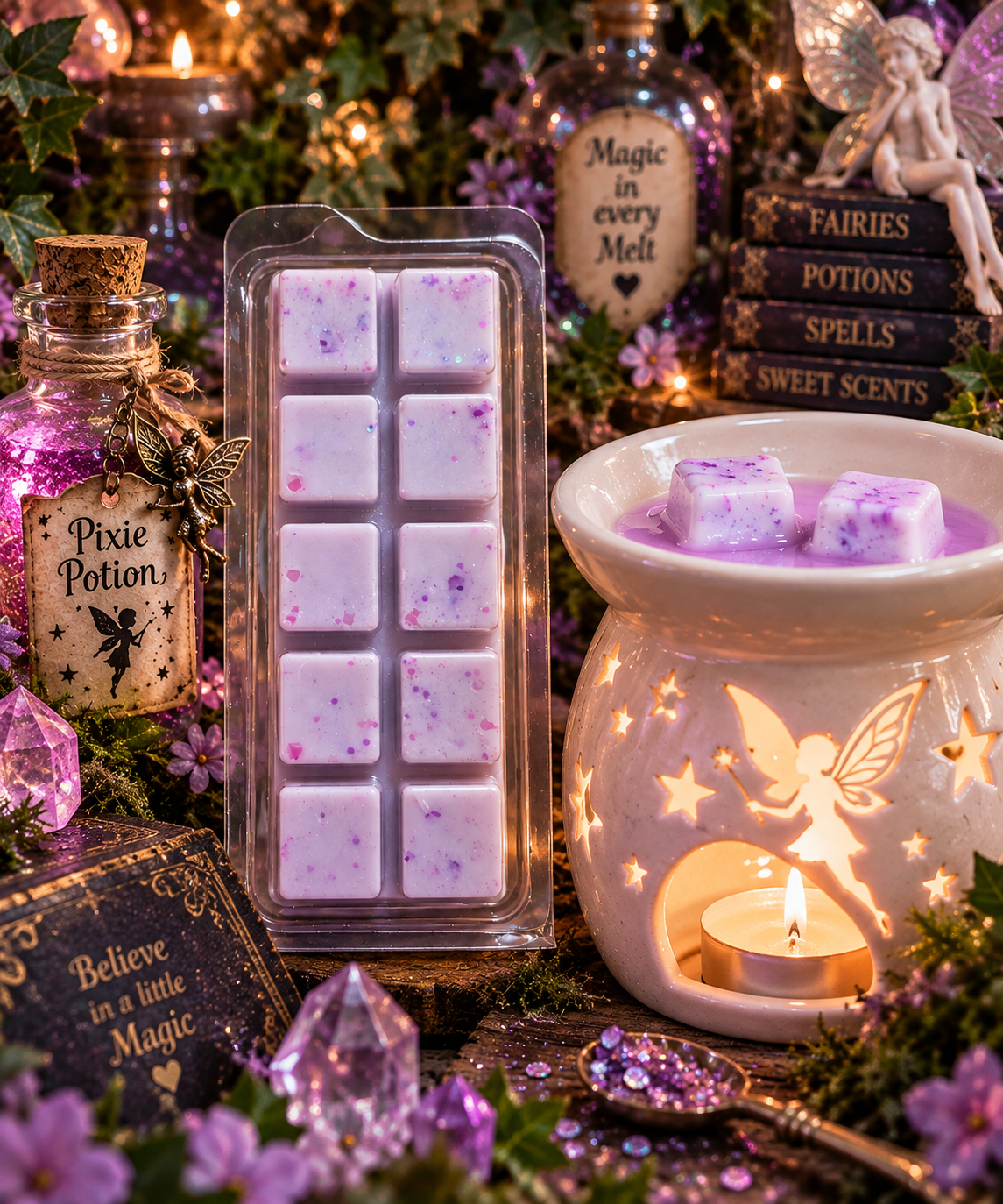 Pixie Potion Wax Melt Bar | Strong Scented Soy Wax Melts UK