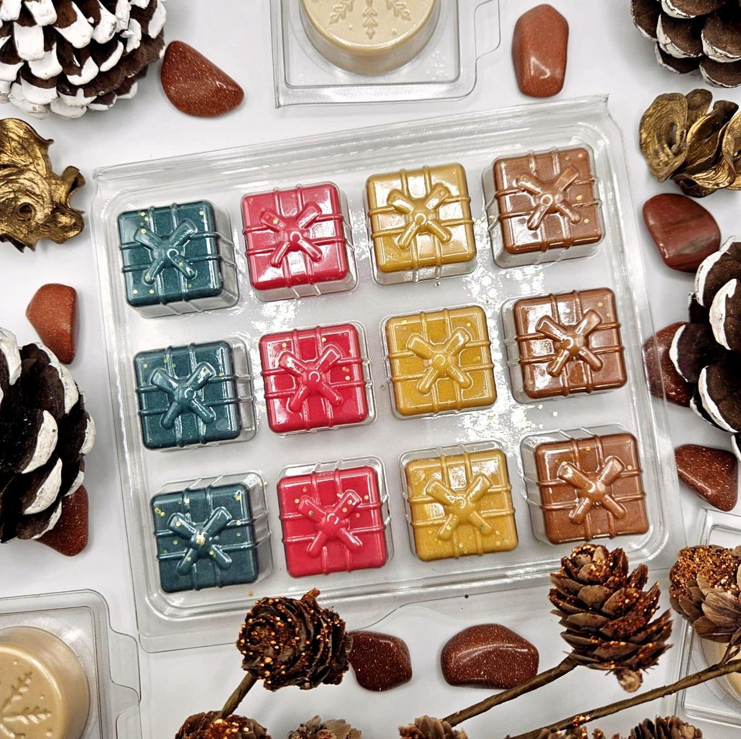 Christmas Present Traditional Wax Melt Box - TWO LEFT - Precious Wax Sanctuary