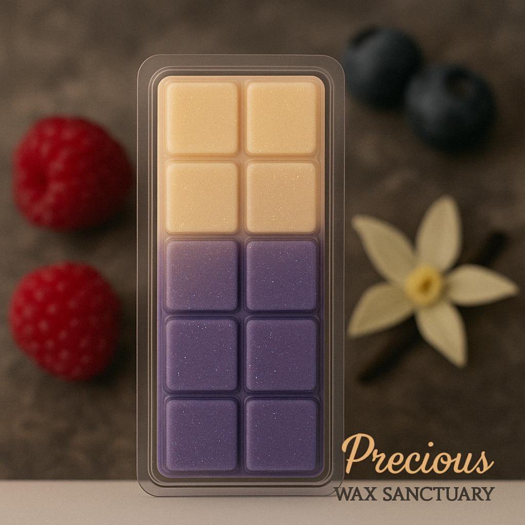 Vanilla and Black Raspberry Soy Wax Melt Bar