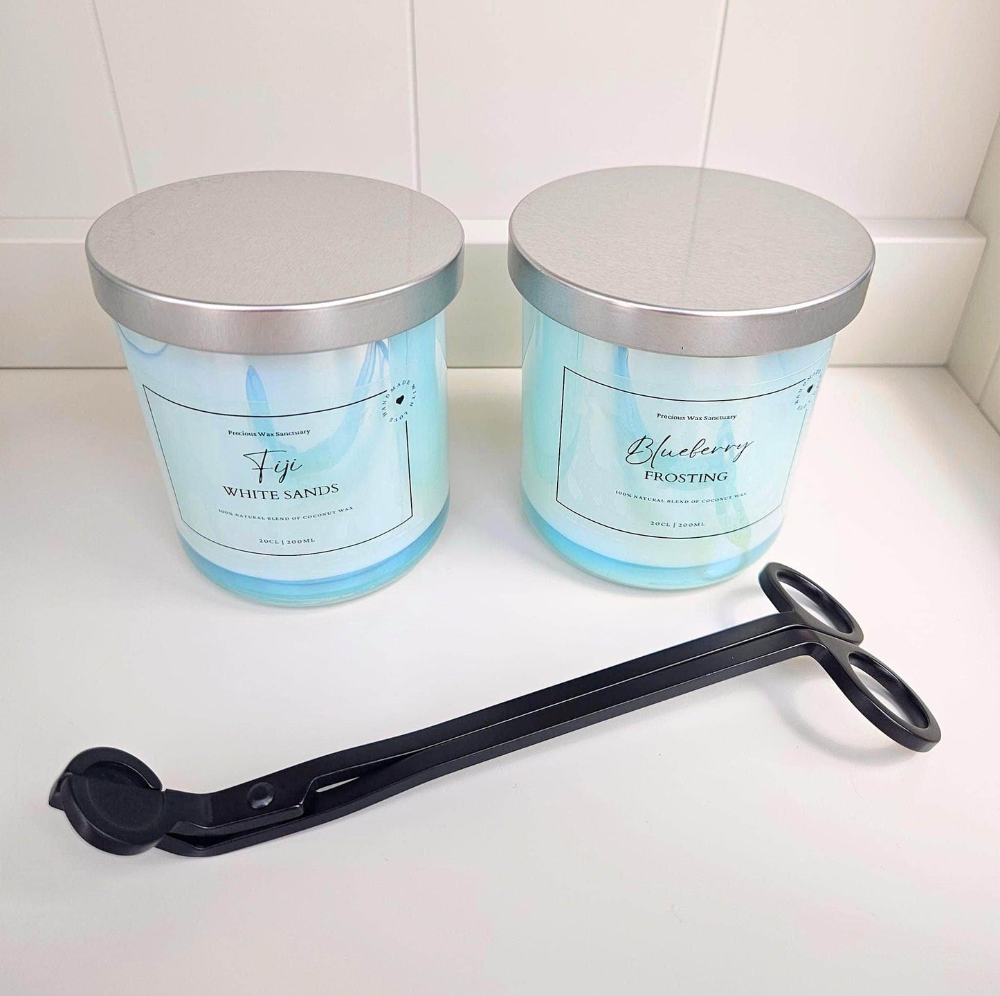 Matte Black Candle Wick Trimmer - Precious Wax Sanctuary