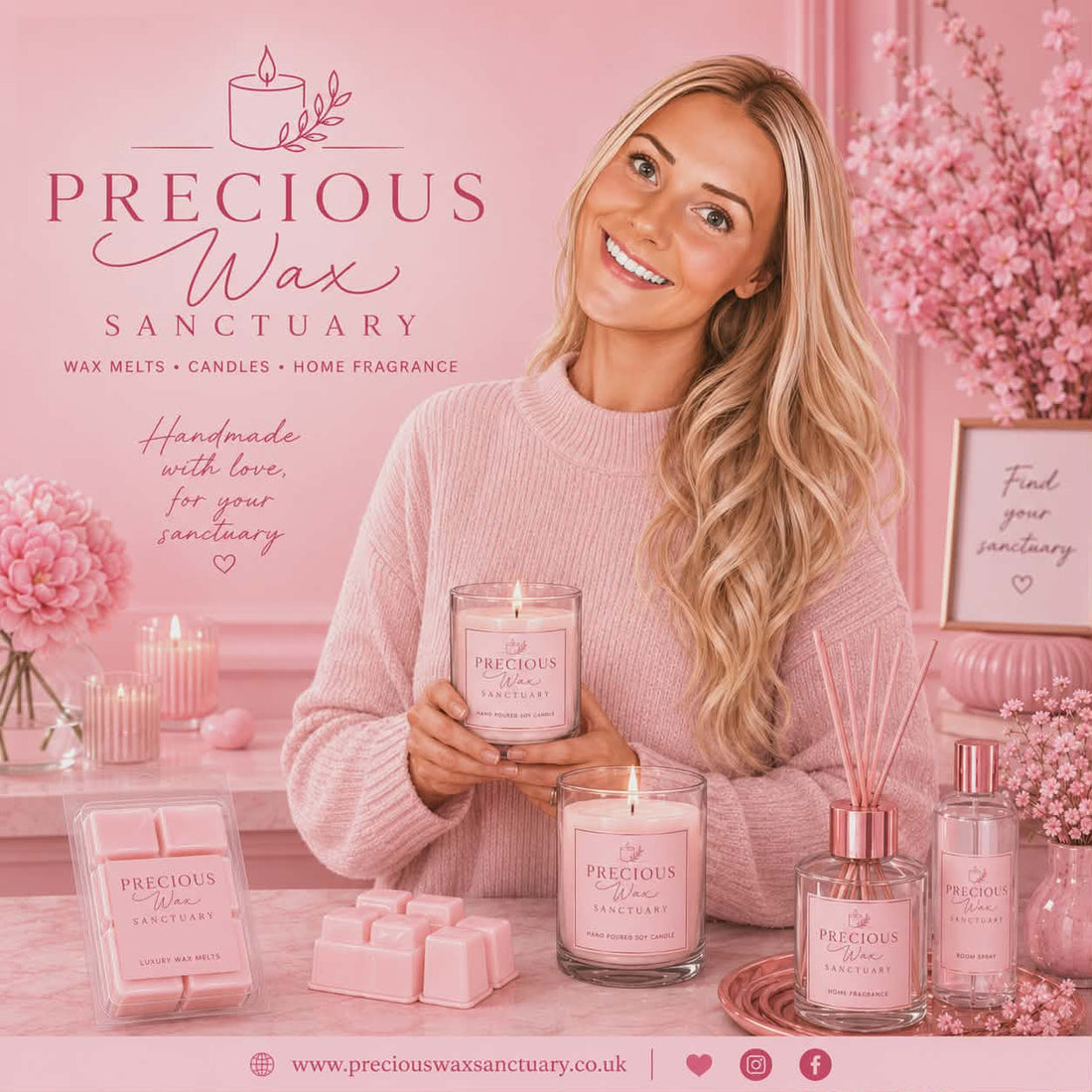 Meet The Maker: Behind Precious Wax Sanctuary’s Handmade Wax Melts, Candles and Home Fragrances