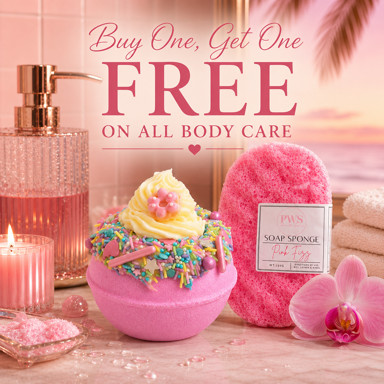 Buy One, Get One FREE on All Body Care
