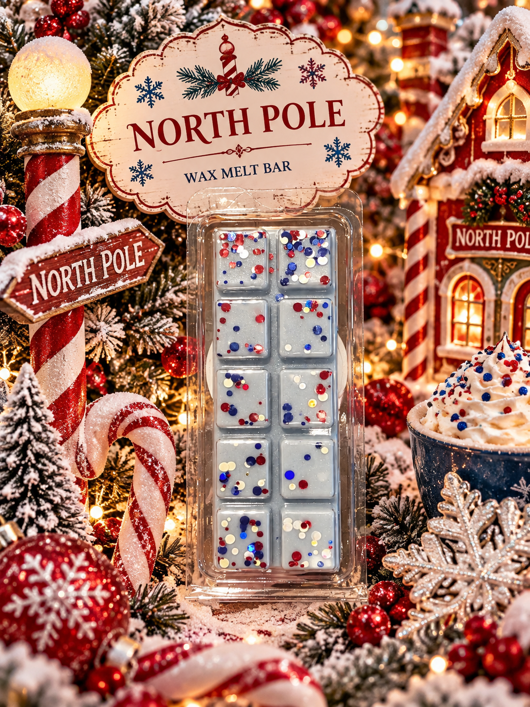 North Pole Wax Melt Bar | Strong Scented Soy Wax Melts UK