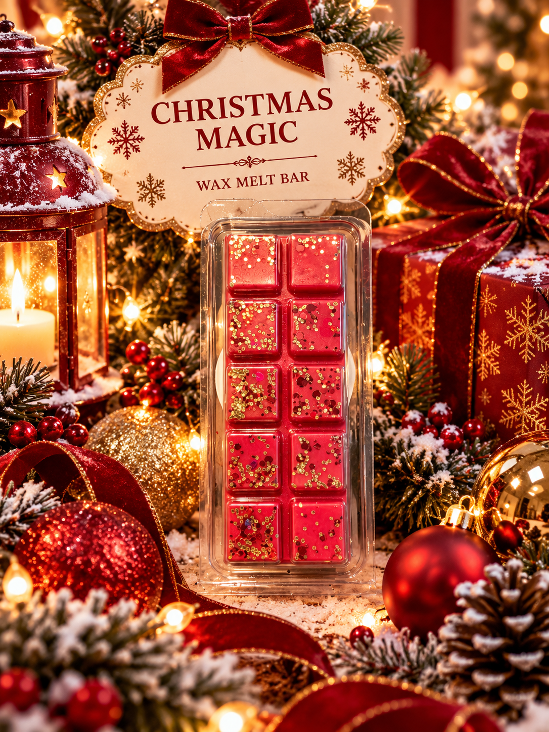 Christmas Magic Wax Melt Bar | Strong Scented Soy Wax Melts UK