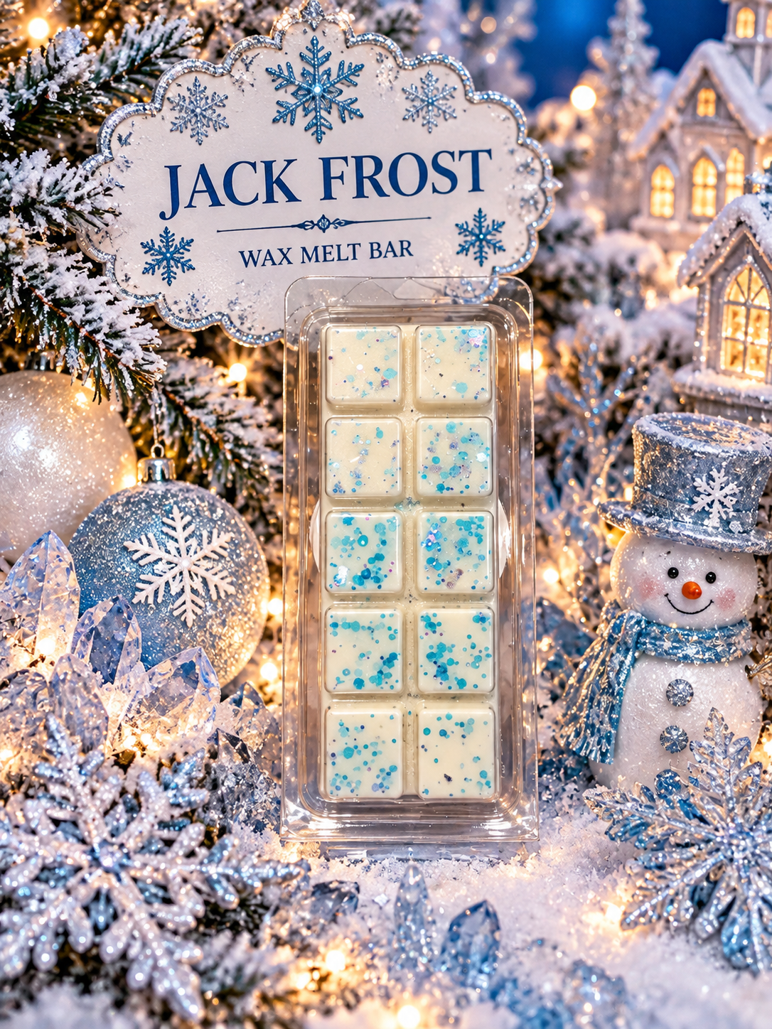 Jack Frost Wax Melt Bar | Strong Scented Soy Wax Melts UK