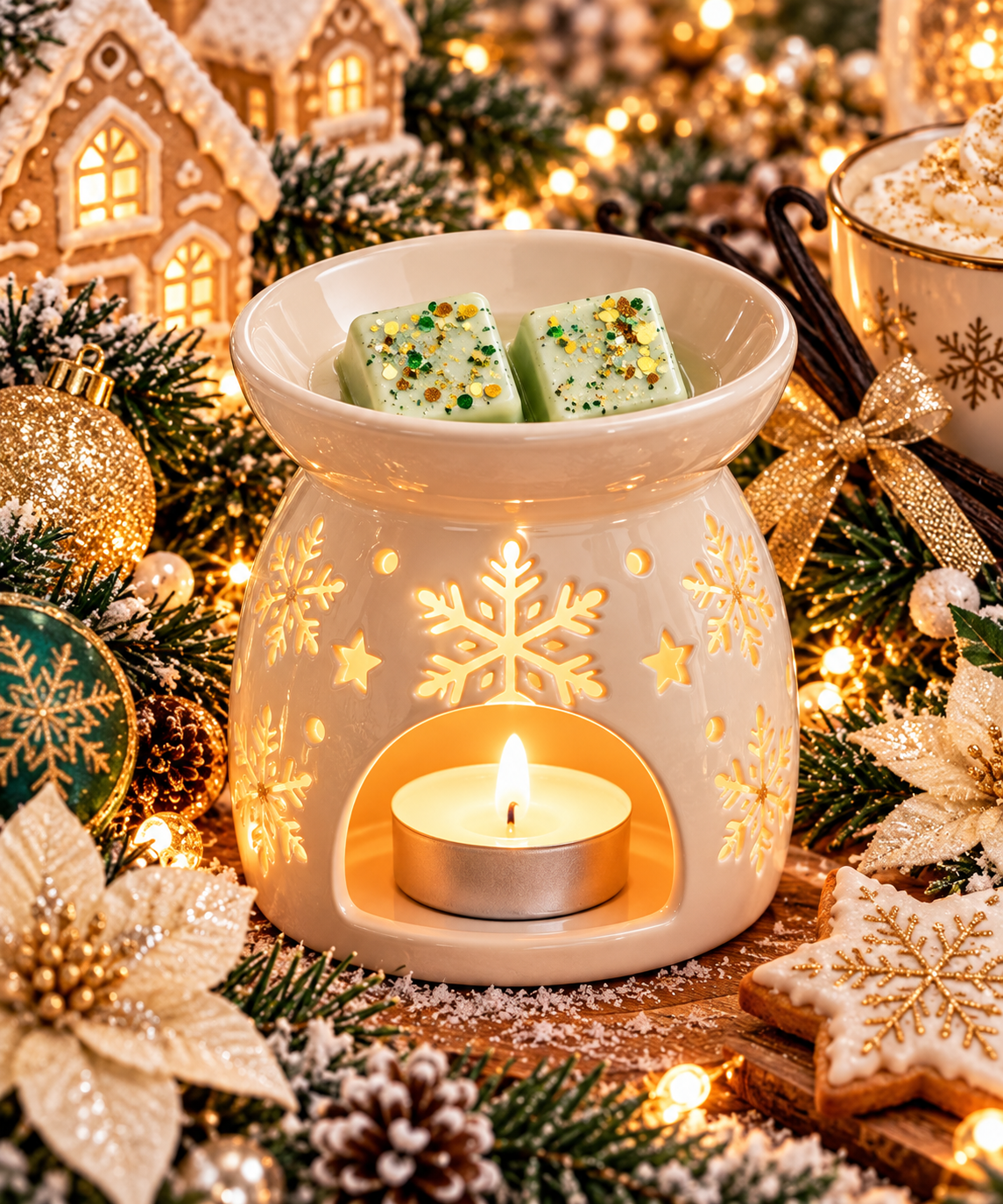 Vanilla Bean Noel Wax Melt Bar | Strong Scented Soy Wax Melts UK