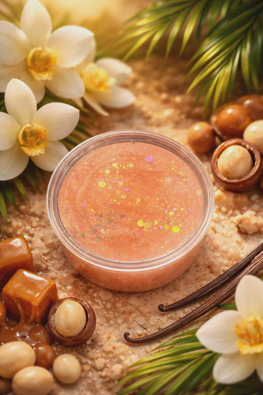 Caramelized Vanilla and Macadamia Gel Wax Melt Pot