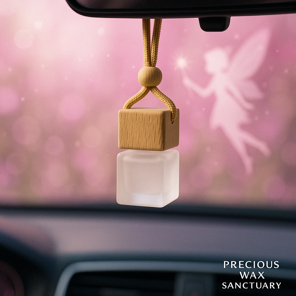 Sweet Ice Fairy - Frosted Hanging Car Diffuser with Wooden Lid