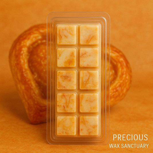 Freshly baked sweetness! 🍮💛 Our 'Baked Butterscotch' wax melt. It's pure sweet, buttery, and indulgent bliss! 