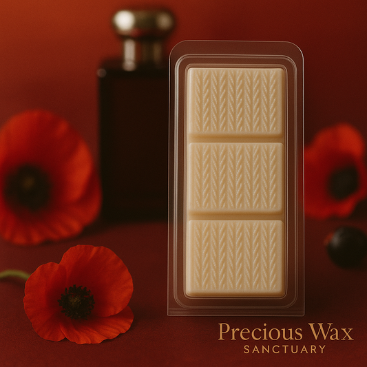 Effortless elegance and fresh charm! 🍋🌸 Our 'Bergamot and Wild Poppy' wax melt, inspired by a beautiful Jo Malone scent. It's pure fresh, citrusy, and subtly floral bliss! 