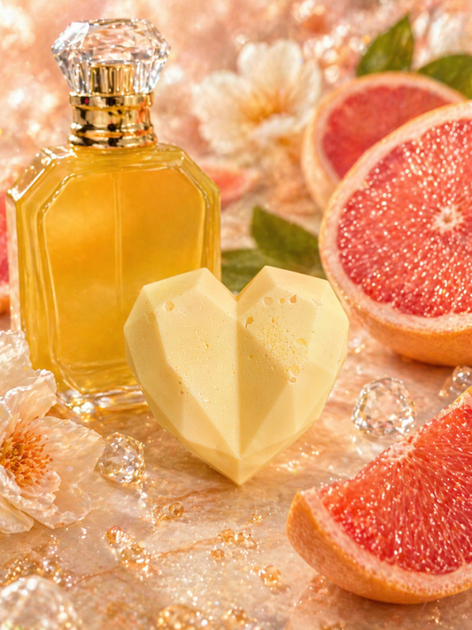 Capri Citrus Heart Wax Melt Shape