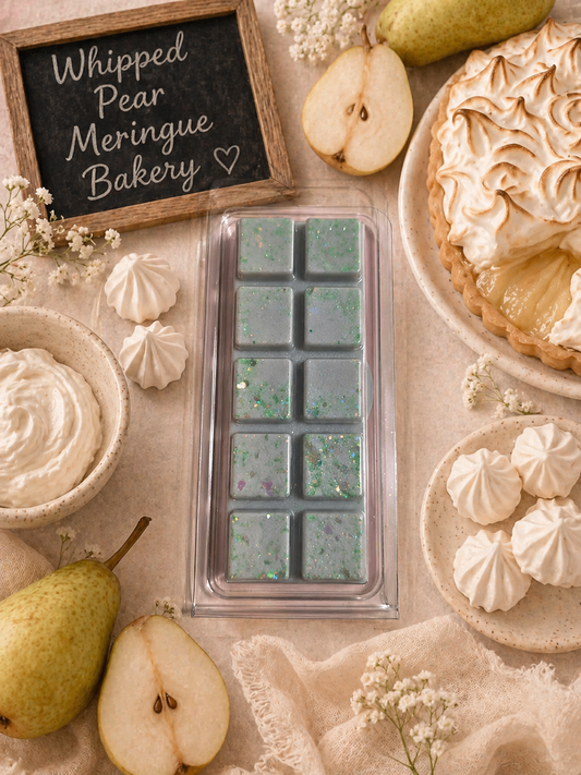 Whipped Pear Meringue Wax Melt Bar