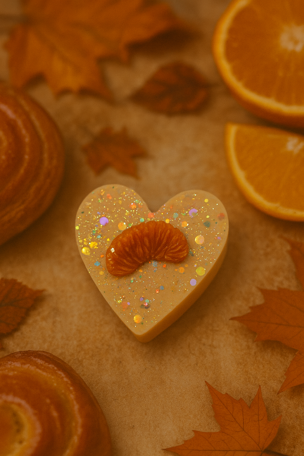 Warm Orange Danish Wax Melt Slab