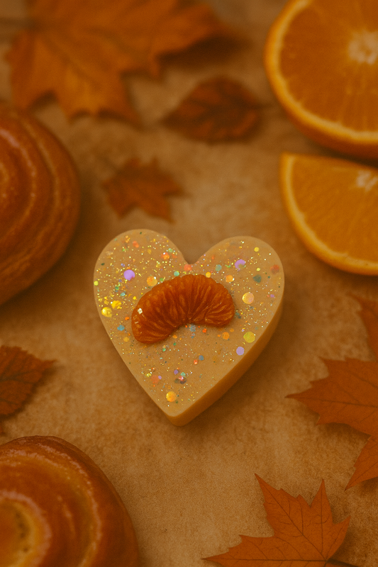 Warm Orange Danish Wax Melt Slab