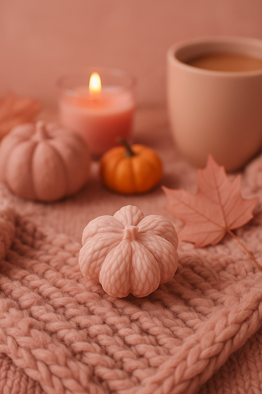 Warming Cashmere Knitted Pumpkin Wax Melt