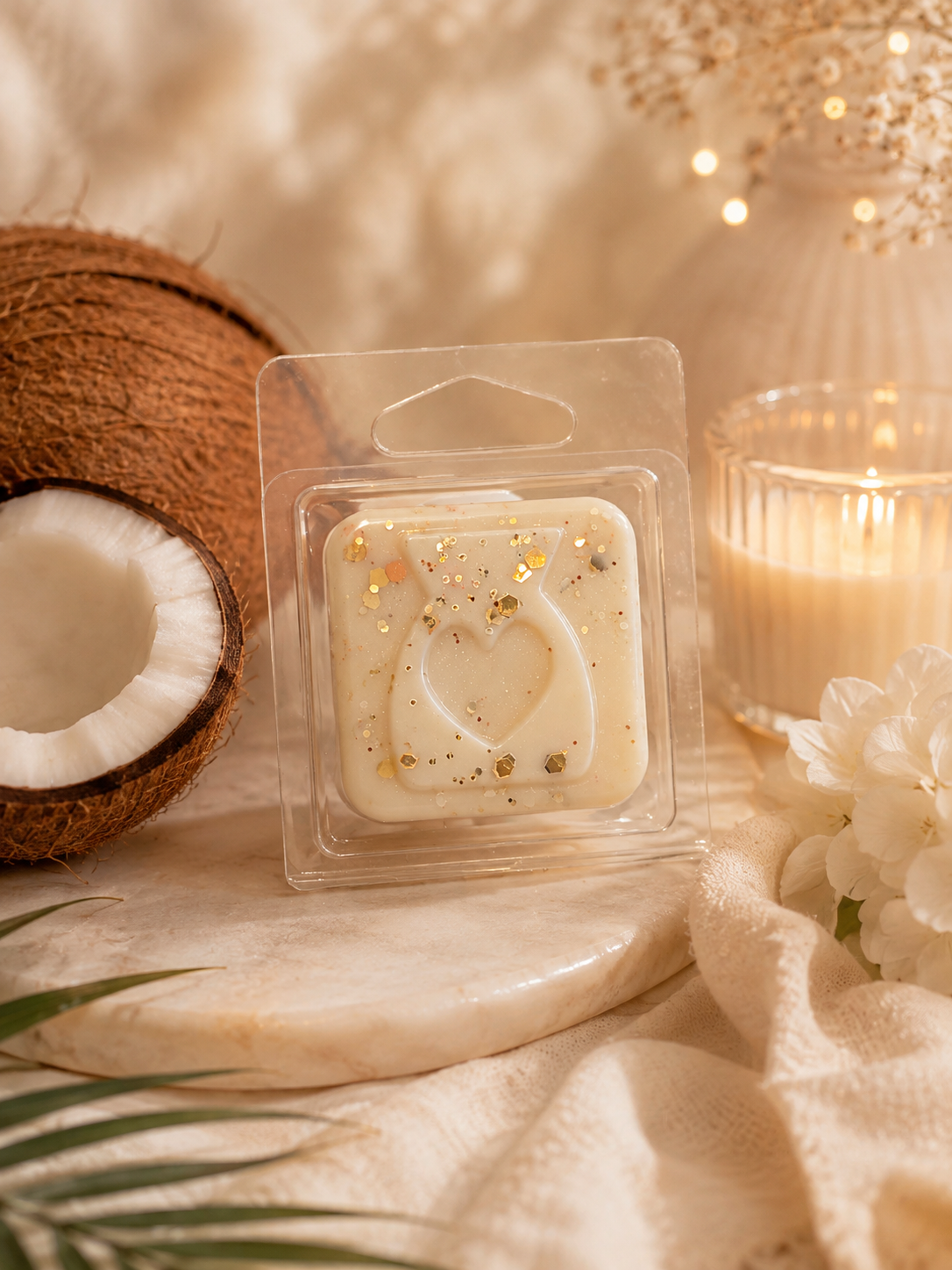 Creamy Coconut Wax Melt Sample | Strong Scented Soy Wax Melts UK
