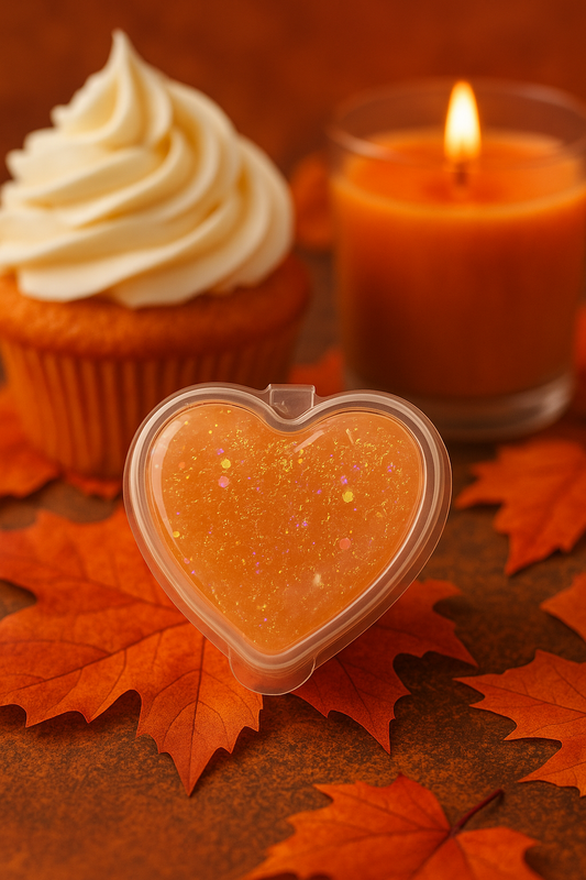 Frosted Pumpkin Gel Wax Melt Pot