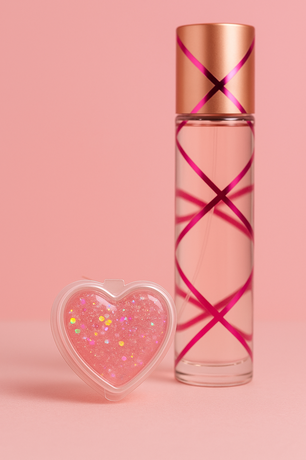 A gel wax melt featuring Pinky Sugar with white sugar, lemon, bergamot, lily of the valley, musk, candyfloss, and vanilla pods, creating a sweet, citrusy, and playful scent.