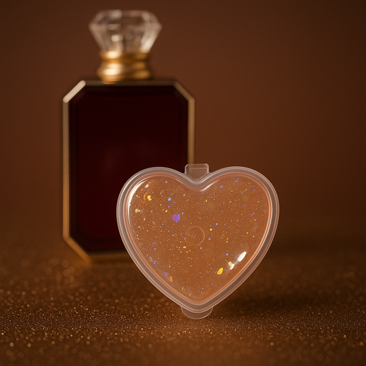A gel wax melt featuring Vanilla Enchantment with vanilla orchid, jasmine, brown sugar, tonka bean, amber, musk, and patchouli, creating a warm, alluring, and captivating scent.