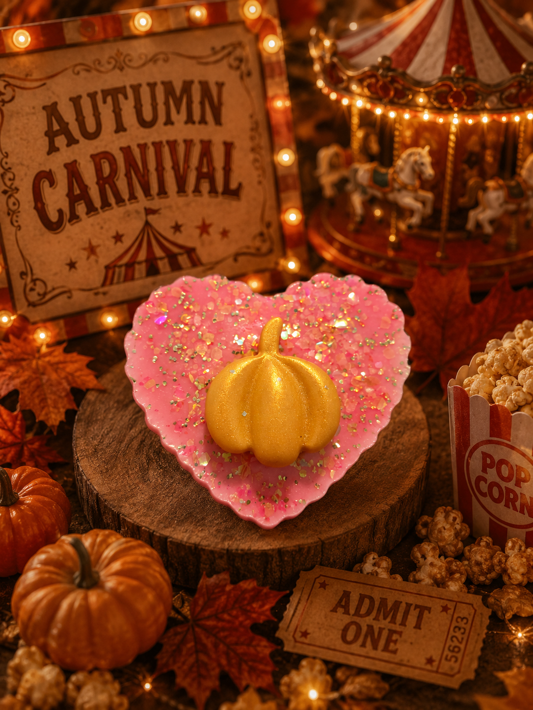 Autumn Carnival Wax Melt Shape | Strong Scented Soy Wax Melts UK