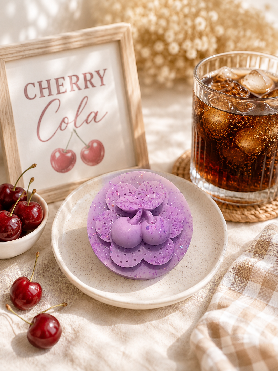 Cherry Cola Wax Melt Shape | Strong Scented Soy Wax Melts UK