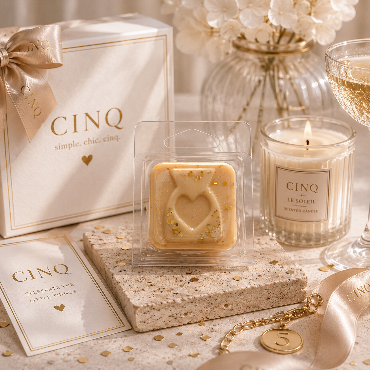 Cinq Wax Melt Sample | Strong Scented Soy Wax Melts UK