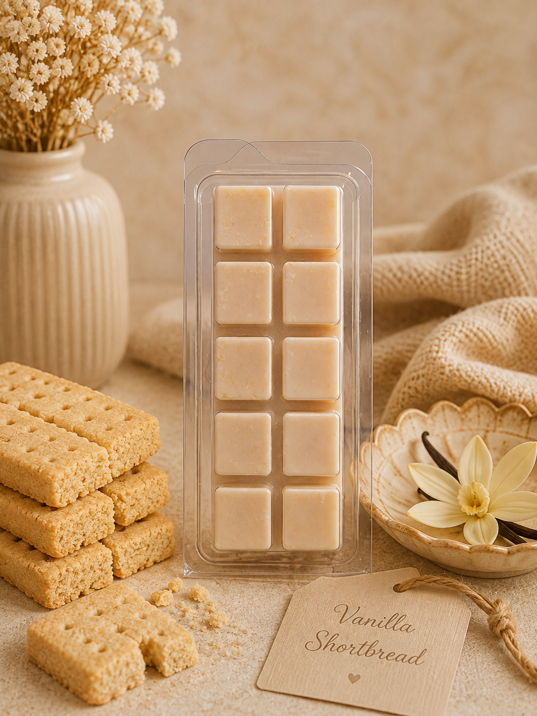 Vanilla Shortbread Wax Melt Bar WAXIDENT