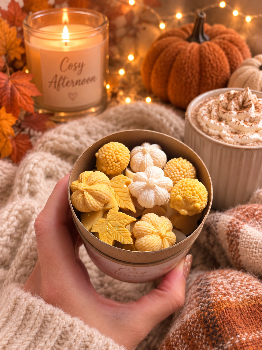 Cosy Afternoon Scoopable Wax Melts | Strong Scented Soy Wax Melts UK