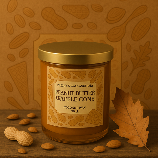 Peanut Butter Waffle Cone Candle