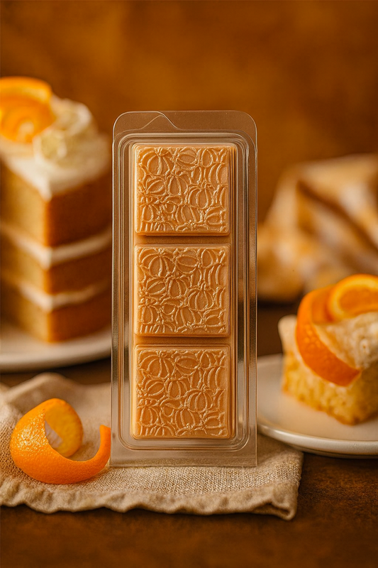 Orange Chiffon Cake Wax Melt Bar