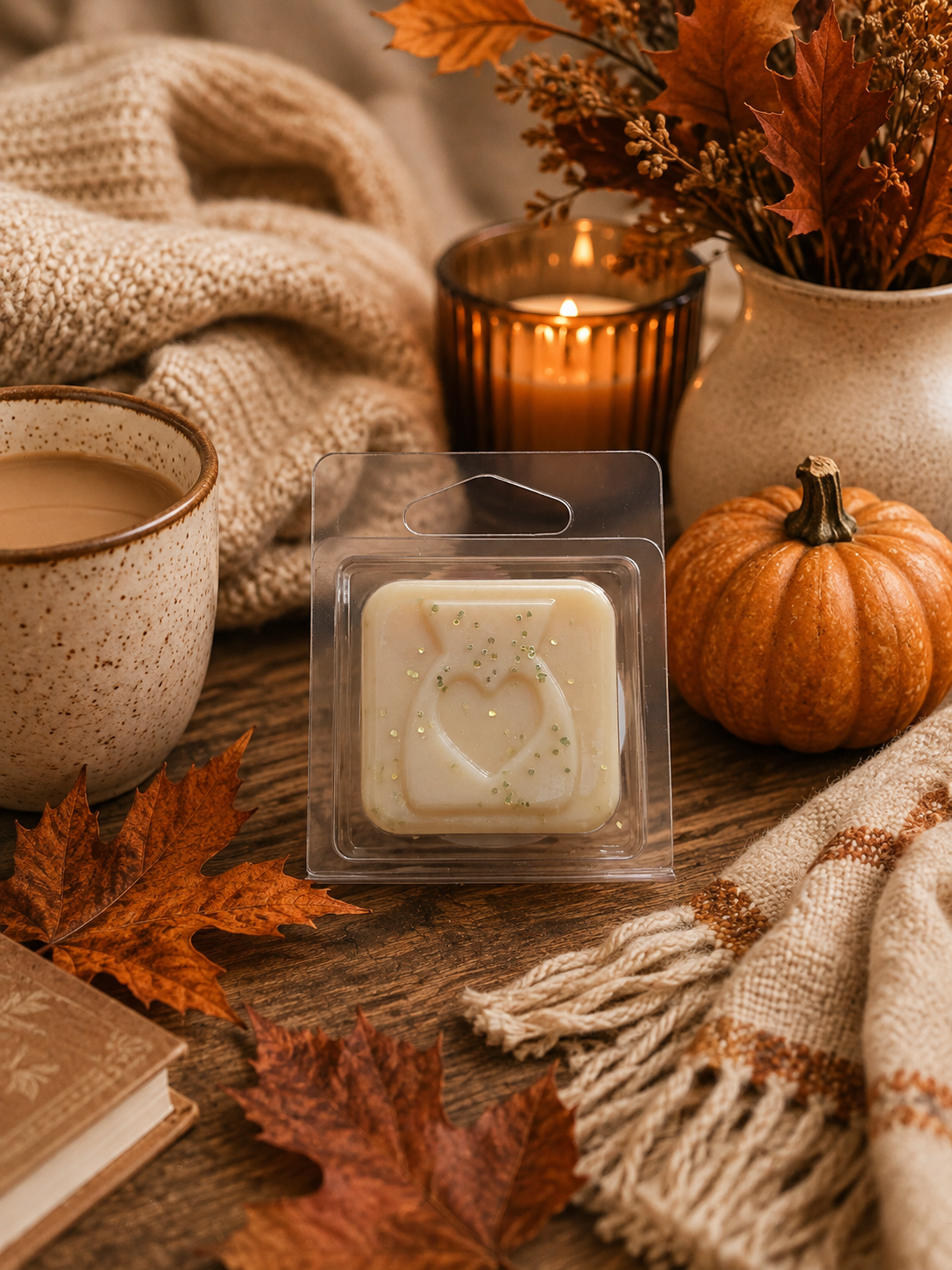 Cosy Autumn Day Wax Melt Sample | Strong Scented Soy Wax Melts UK
