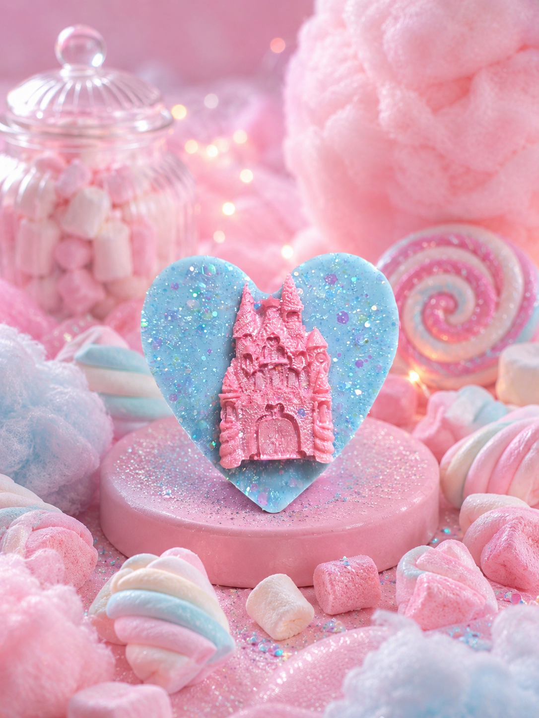 Candy Floss and Marshmallow Wax Melt Shape | Strong Scented Soy Wax Melts UK