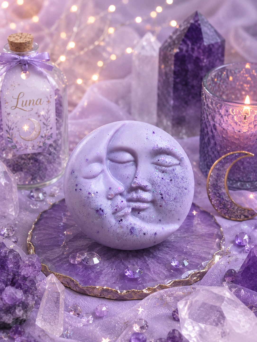 Luna Wax Melt Shape | Strong Scented Soy Wax Melts UK